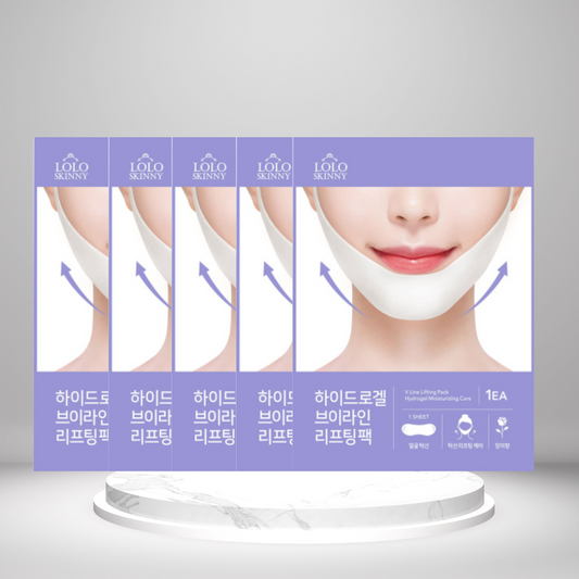 Hydrogel V-line Face Mask x5 Sheet Pack