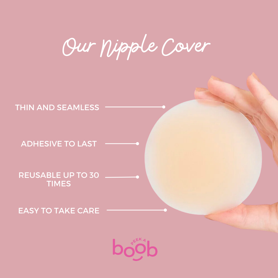 PEEKABOOB Premium Nipple Cover - TOFFEE COLOR