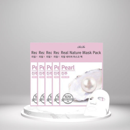 Pearl Face Mask Sheet Pack (x5 sheets)